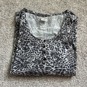 Soma Leopard Print Sleep Shirt